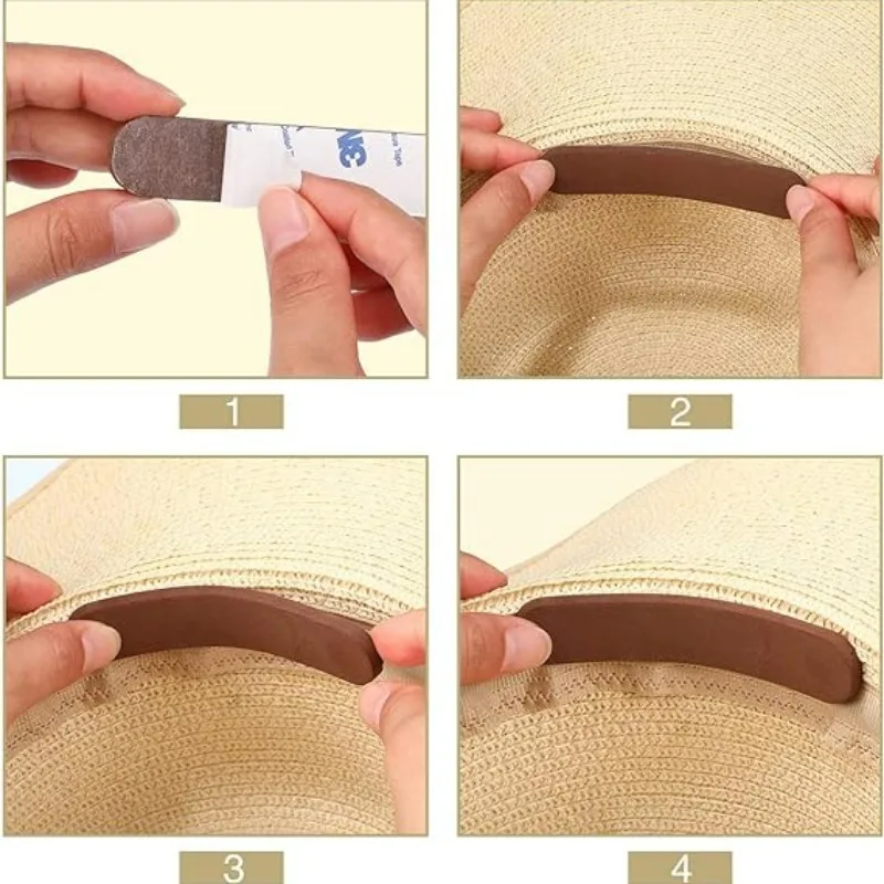 Cap Sweat-absorbing Patch Collars Anti Stain Paster Clothes Breathable Tape Disposable Close Fitting Hats Brim Sweat Sticker