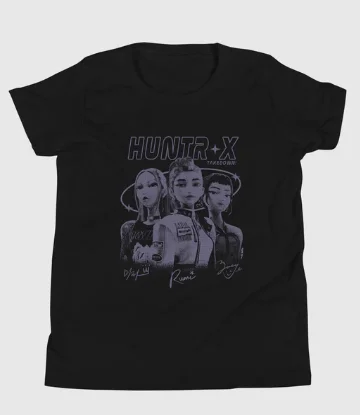 

New Hunter Girl K-pop T-shirt Kpop Devil Hunter T-shirt Retro Cotton Clothing High-quality T-shirt Oversized T Shirt Unisex
