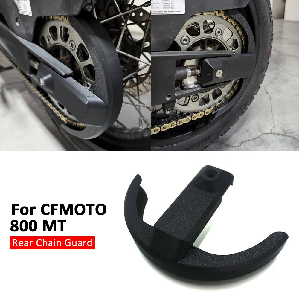 For CFMOTO 800 MT 800MT Chain Guard Anti-Splash Chain Guard Plate Chain Cover Rear Wheel Cleaning