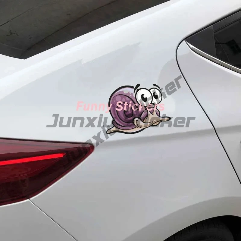 

Exterior Protection Fashion Stickers Cartoon Car Sticker Cute Snail Vinyl Stickers Animal Decal Waterproof Accessories