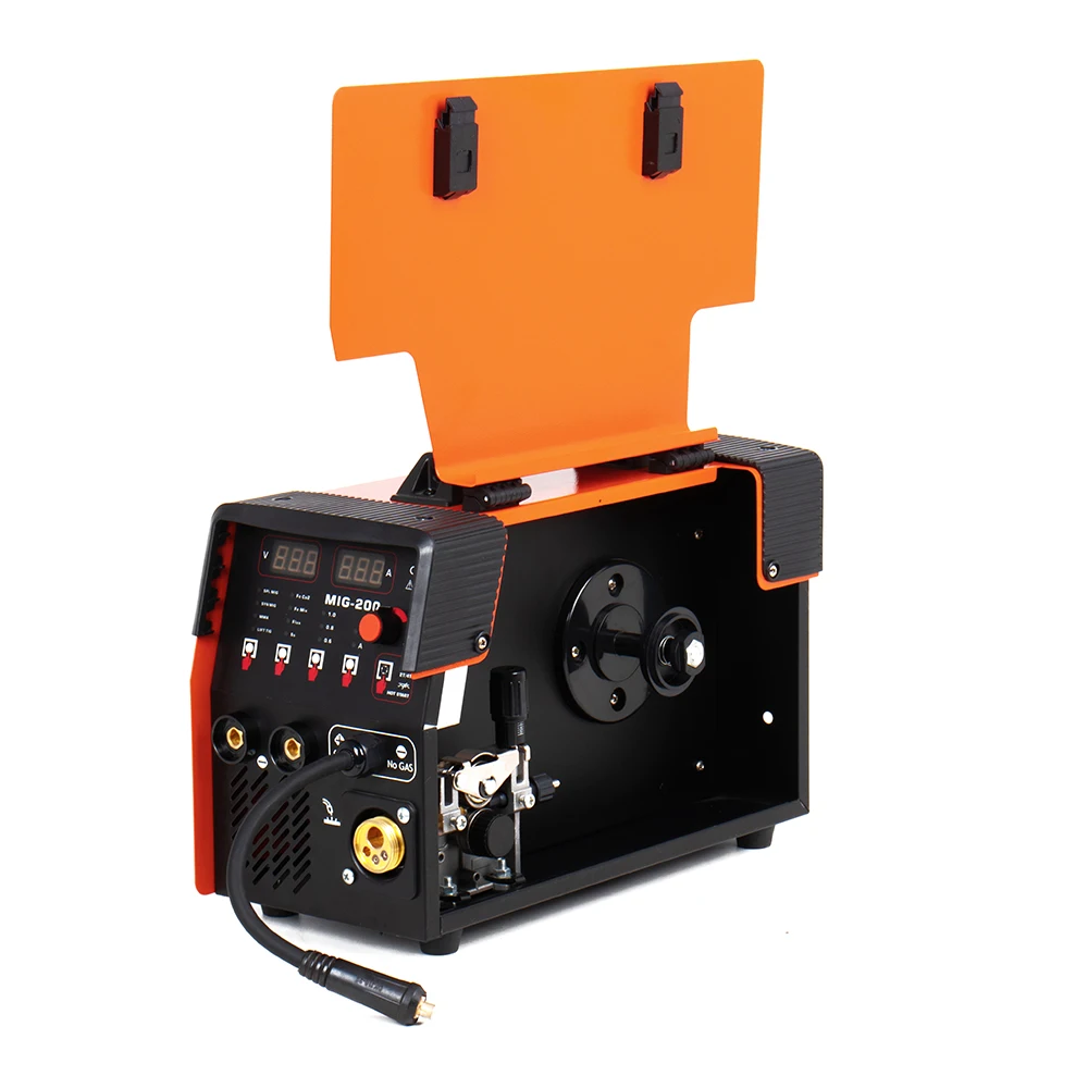 Soldadora Inversora Portátil Corotc MIG-200I 220V de Alta Calidad, Monofásica, MIG/MMA/LIFT-TIG para Hierro y Acero Inoxidable