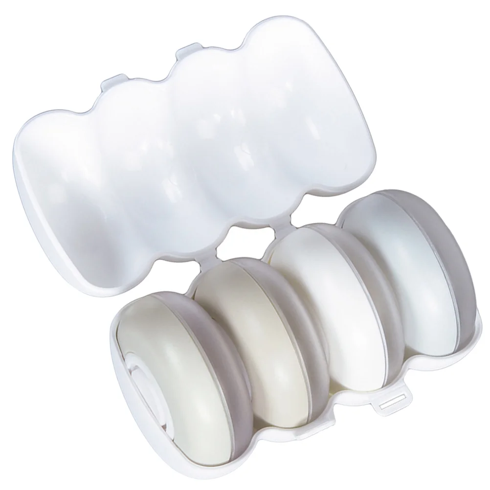 

Press-type Shampoo and Shower Gel Dispensing Box Travel Portable Lotion Bottle Set of Four Jars Cream Storage Face Containers