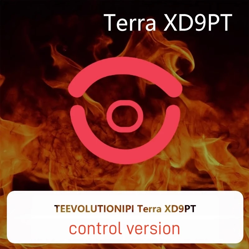1 комплект ультразвуковых коньков для мыши для TEEVOLUTION Terra XD9PT, контроль скорости тормоза, тихие ножки, версия ICE, ковзающие коньки для мышей, PTFE 0,75 мм