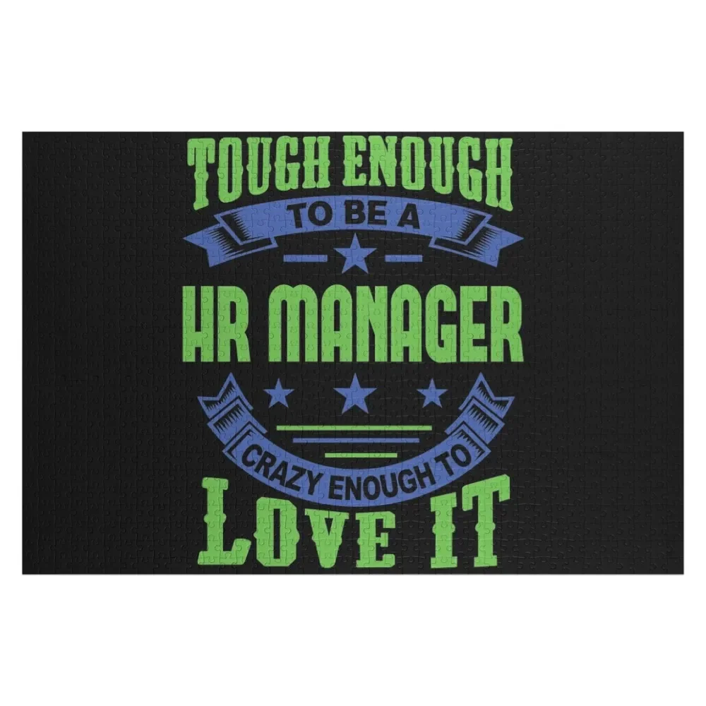 Tough Enough Hr Manager Quote Jigsaw Puzzle Customizable Child Gift Custom Photo Puzzle