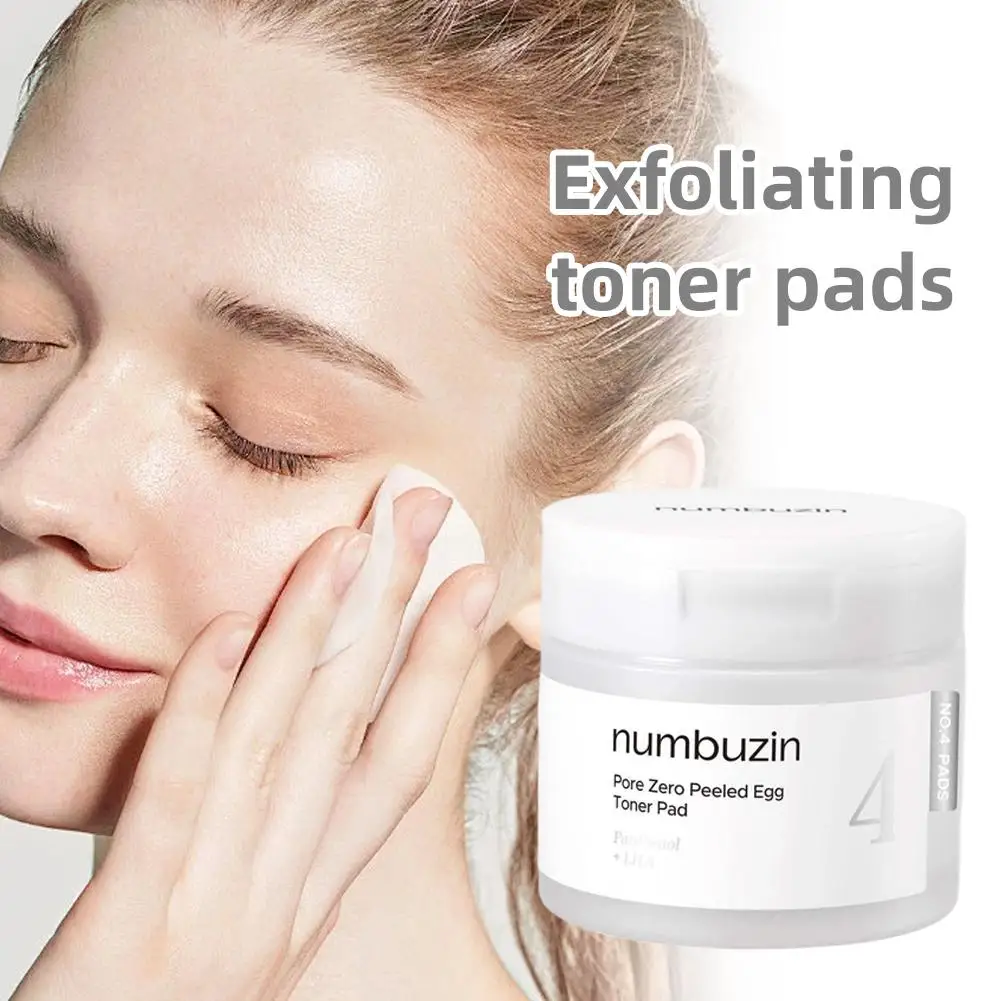 

Тонер-пэды Numbuzin No.4 Pore Zero с экстрактом яичного желтка: нежное отшелушивание, глубокое очищение и питание для всех типов кожи.