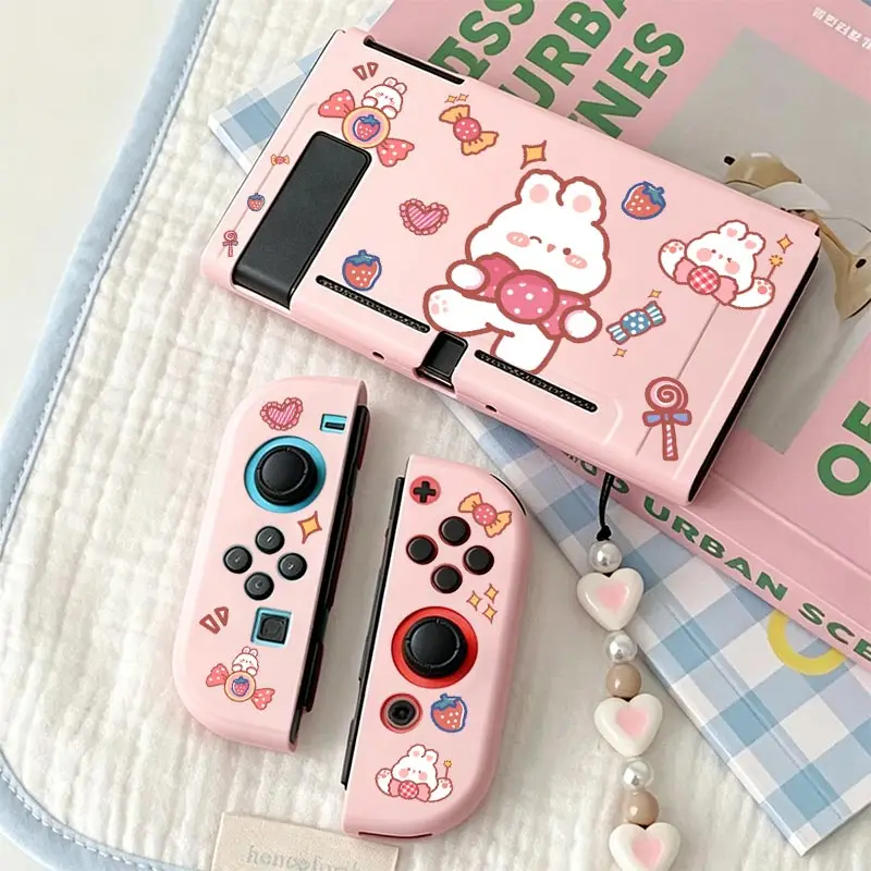 Split Protective Cover for Nintendo Switch NS Game Console Anti-Scratch Shell Protector TPU Split Protective Case