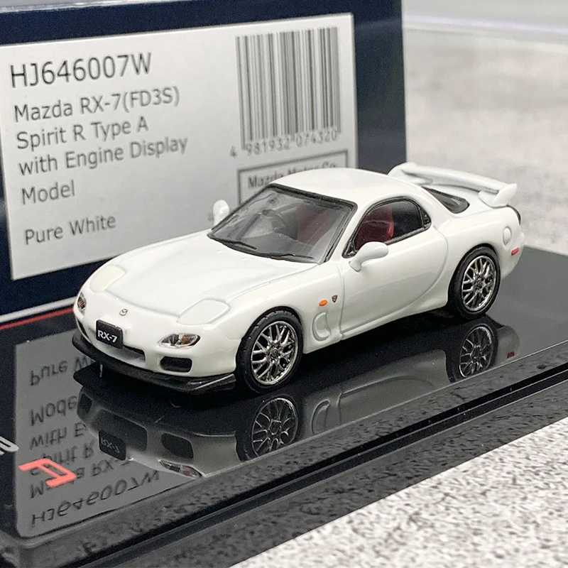 Hobby 1:64 RX7 FD3S Spirit R Type A Alloy Car Model Diecasts & Vehicles Model Miniature Scale Model Car For Collection Gift