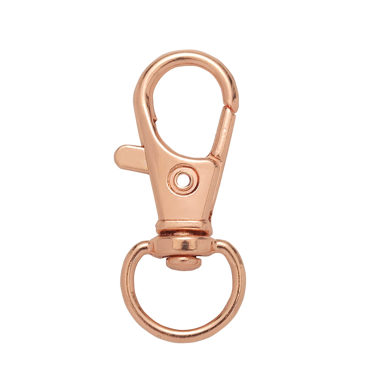 10/20pcs Swivel Lobster Clasp Hooks Keychain Key Ring Split Connector for Bag Belt Dog Chains DIY Jewelry Making Accessories