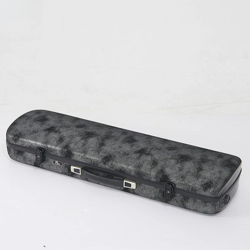 Violin Case Square Fiberglass, High-End Portable Hard Shell, Lightweight Shockproof, Stylish Trendy Protective Box