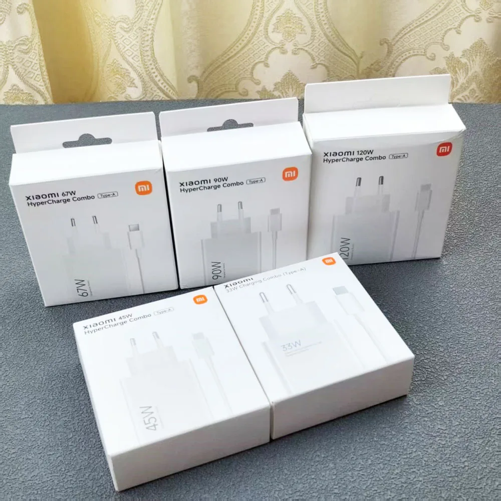 Xiaomi 120W 90W 67W 45W 33W chargeur rapide QC3.0 EU Turbo Charge adaptateur de Charge mural pour Mi 15 14 Ultra 14T 13T Pro Redmi