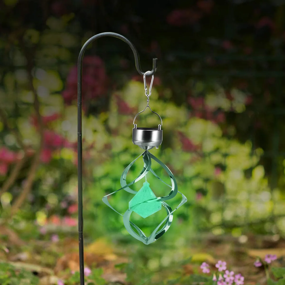 

Solar Lights Outdoor Yard Diamond Shape Hanging Lights Automatic Sensor Lighting Garden Decoration