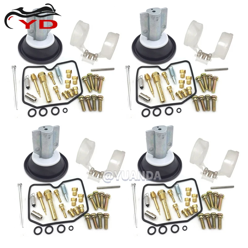 Carburetor Repair Kit For Kawasaki ZR-7 ZR-7S ZR750 1999-2005 Carb Slide Vacuum Diaphragm Float