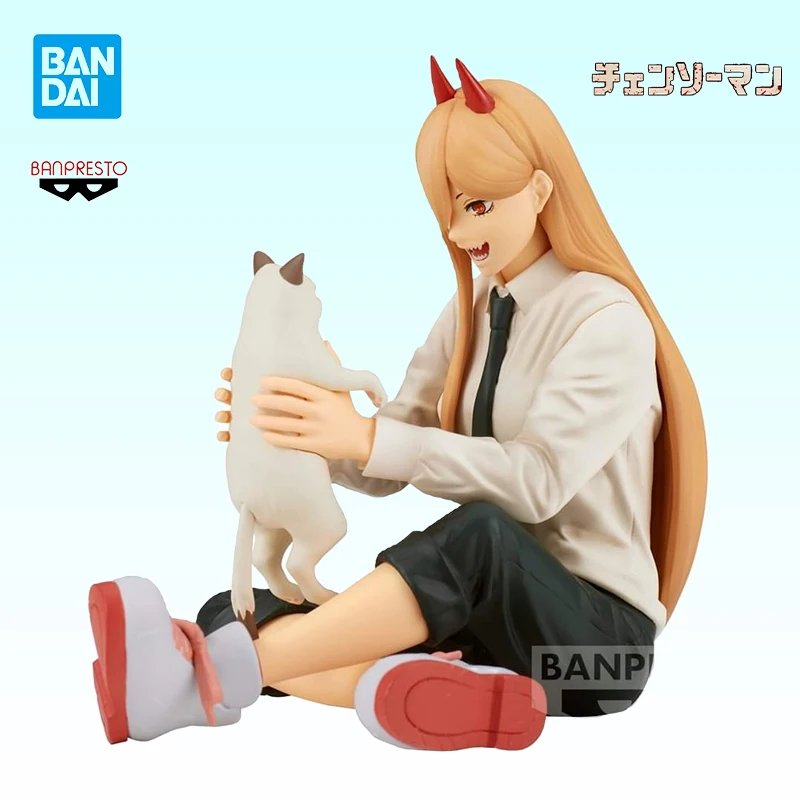 

Оригинальная фигурка мужской бензопилы Banpresto Break Time, кавайная экшн-фигурка аниме, подлинный коллекционный подарок