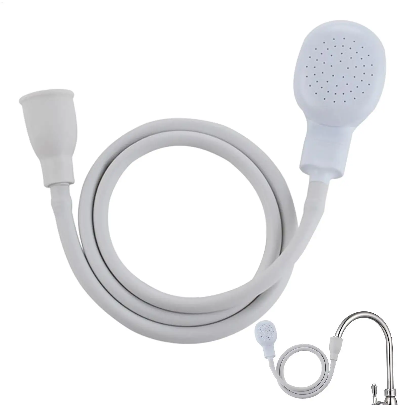 Bathing Sprayer Pet Shower Hose Attachment Quick-Connect durable Extended Spray Head simple Portable Handheld For Cat Dog ﻿
