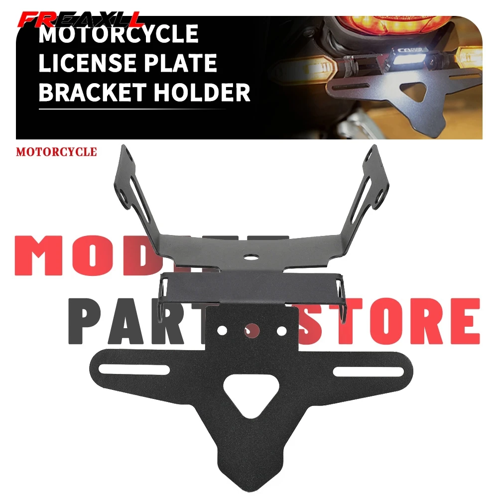 

Motorcycle License Plate Holder Bracket FOR HONDA CB650R / CBR650R 2021-2022-2023 Rear Tail Tidy Fender Eliminator Accessories