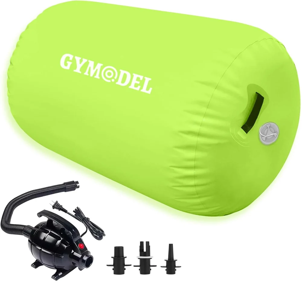 Custom Gymnastics Air Roller, Inflatable Air Roll Barrel for Backbend Training, Soft PVC Cylinder for Kids and Adults Home Gym