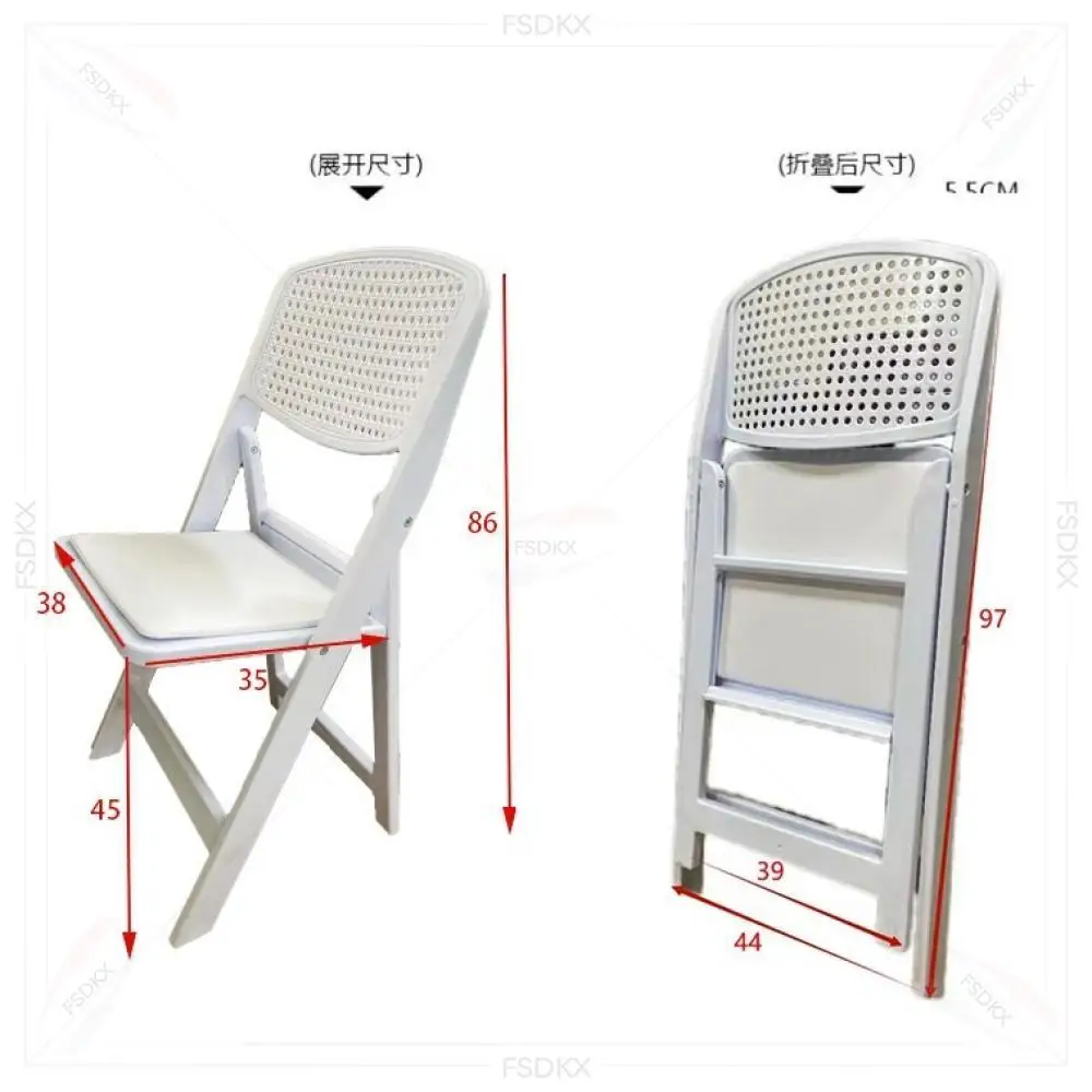 

Wholesale Modern Resin Material Catering Banquet Party Hotel Event Wedding Folding Chair