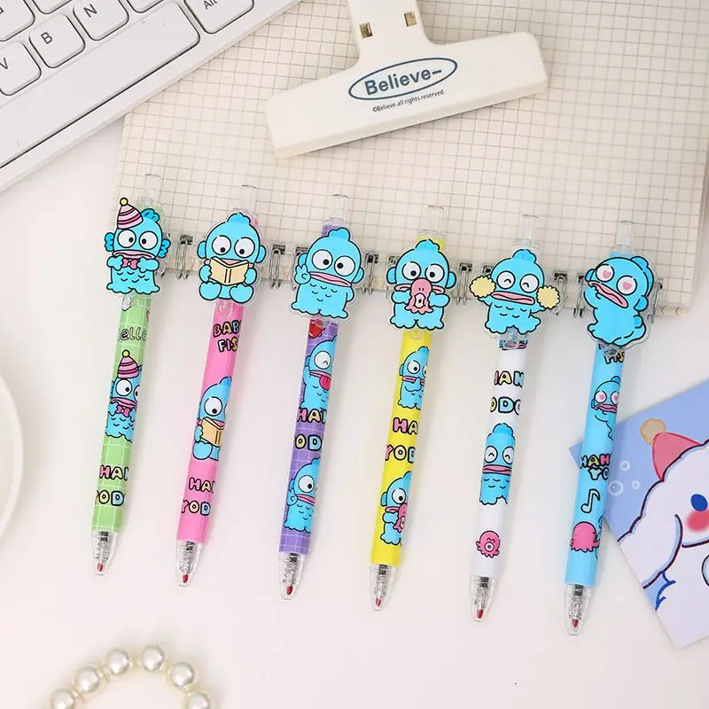 cartoon Hangyodon pens anime cartoon stitch press 0.5 black stationery students with school supplies pens office writing tool