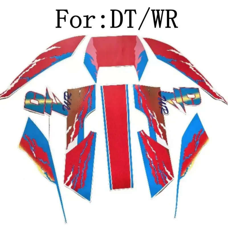 

Motorcycle Full Car Decals For Yamaha DT200WR DT 200 WR 200WR Dirt Bike Sticker Fuel Tank Decal Complete Graphic Sticker