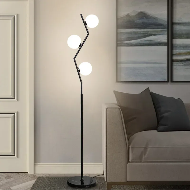 

Nordic Sofa Lamp Floor Lamp Living Room Creative Personality Vertical Reading Simple Modern Bedroom Bedside Lamp