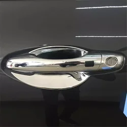 WELKINRY For Kia Sorento Prime UM 3rd Generation 2015-2020 ABS Chrome Outer Car Body Door Cup Bowl Cover Trim