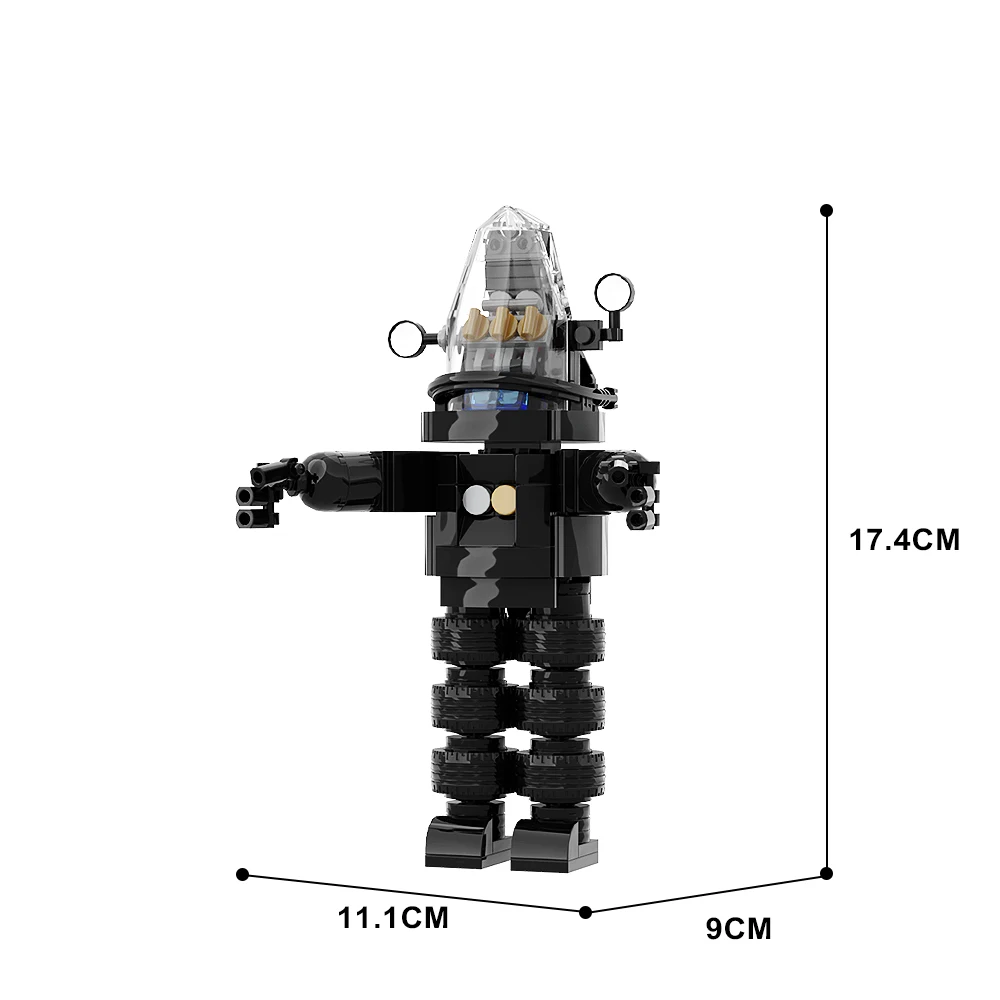 Décennie s de construction de figurines d'action pour enfants, robot interdit, planète, kits de briques, modèle de film de science-fiction, Robbie, jouets, cadeaux d'anniversaire