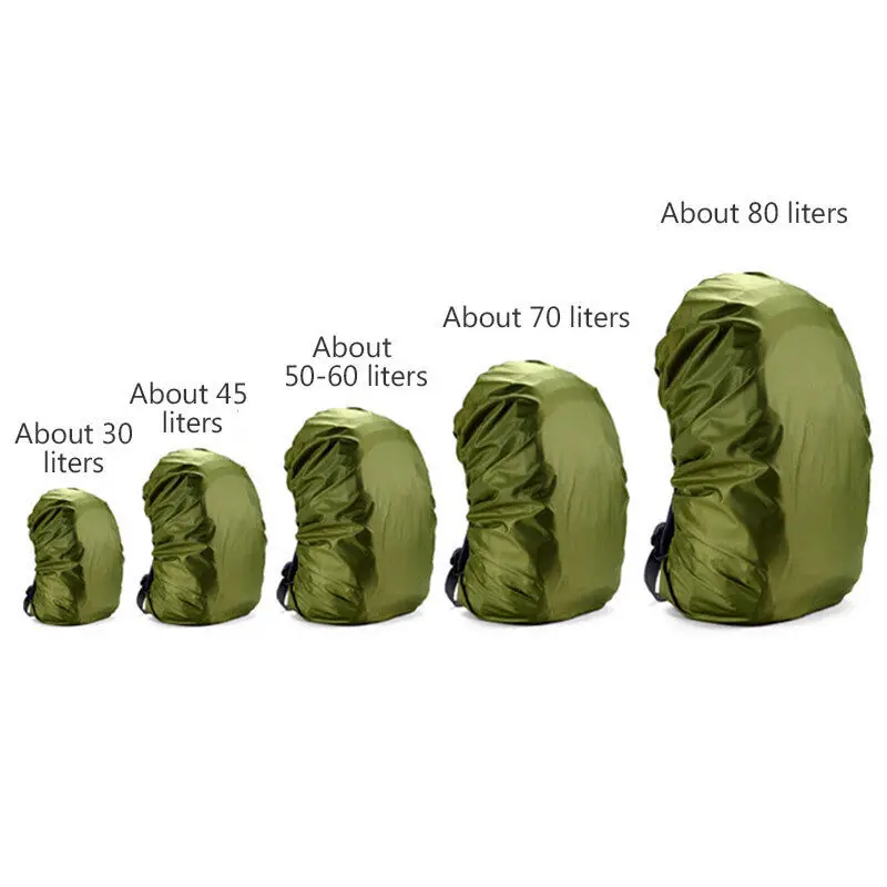 Waterproof Rain Cap Cover Outdoor Camping Travel Hiking Climbing Backpack Bag sports bags cover
