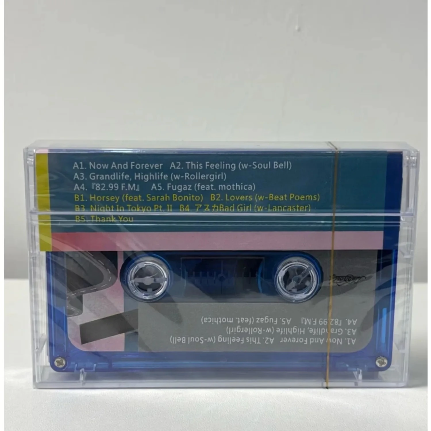 Japanese Retro Themed Music Cassette, Girl Character Illustration Cover, Walkman Compatible Lyrical Track Collection