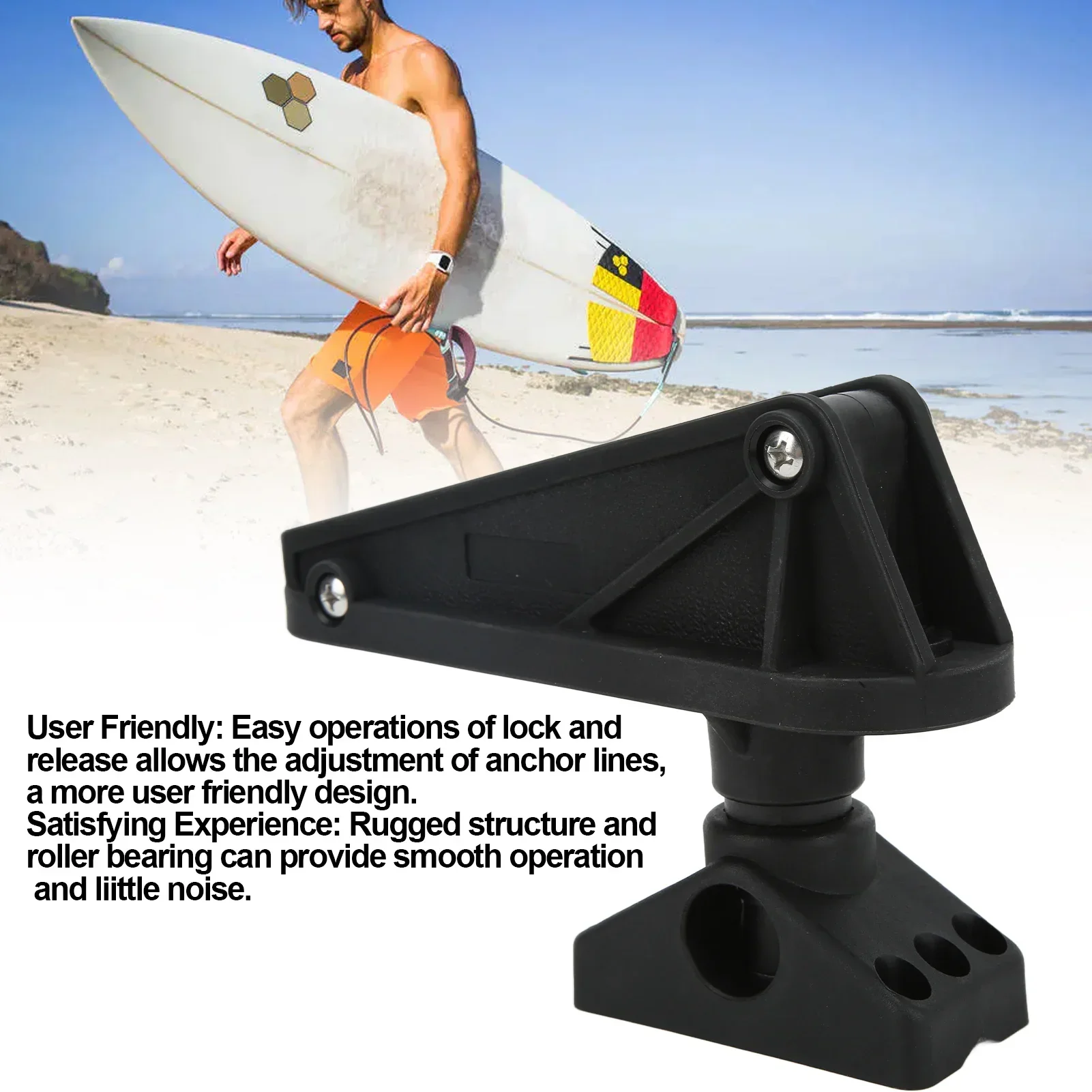 

Kayak Anchor Lock Kit Side Deck Mount Anchor Lock Release System For Surfboard Boat