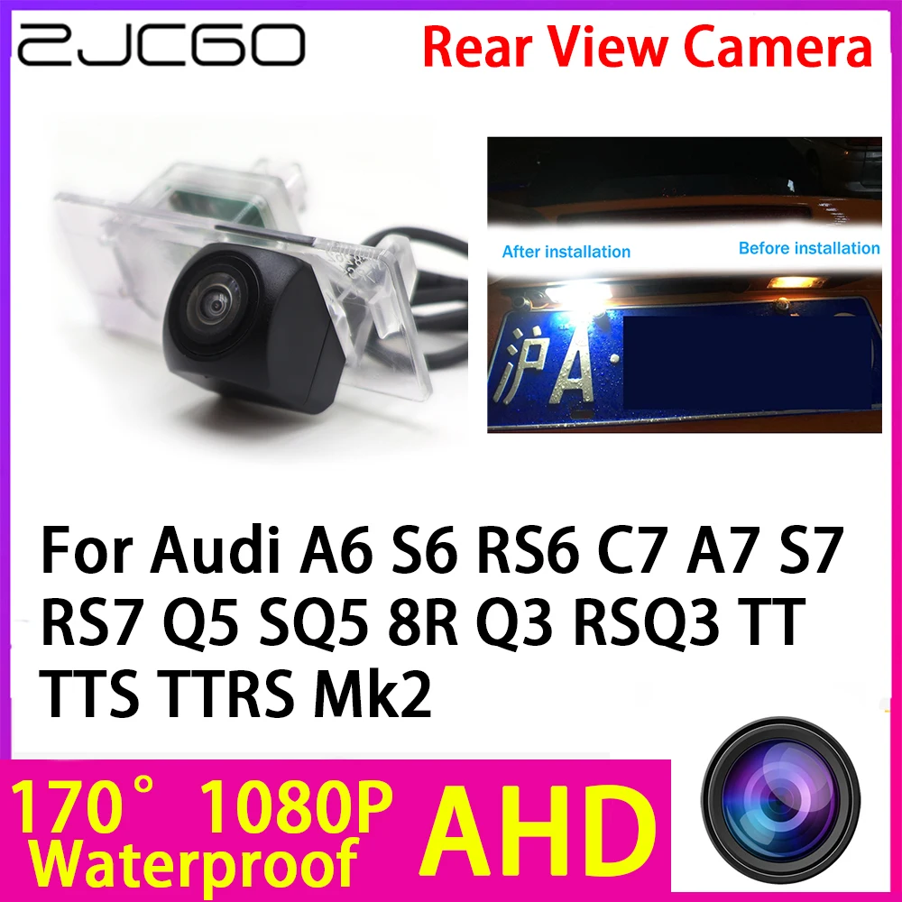 

AHD 1080P Reverse Rear View Camera Night Vision Waterproof for Audi A6 S6 RS6 C7 A7 S7 RS7 Q5 SQ5 8R Q3 RSQ3 TT TTS TTRS Mk2