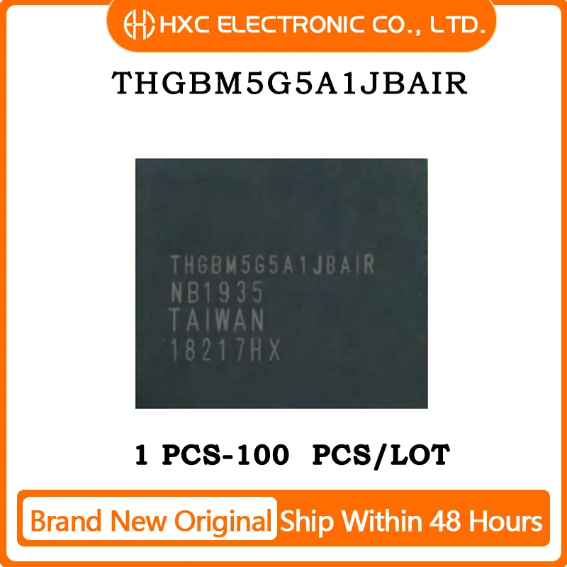 

5PCS/10PCS/50PCS/100PCS THGBM5G5A1JBAIR Brand New Original IC Chip