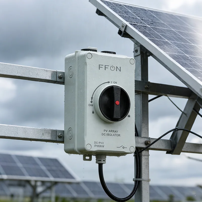 DC Isolator switch 4P 32A 1500V PV switch IP66 for Solar energy system inverter Outdoor Waterproof IP66 With CE