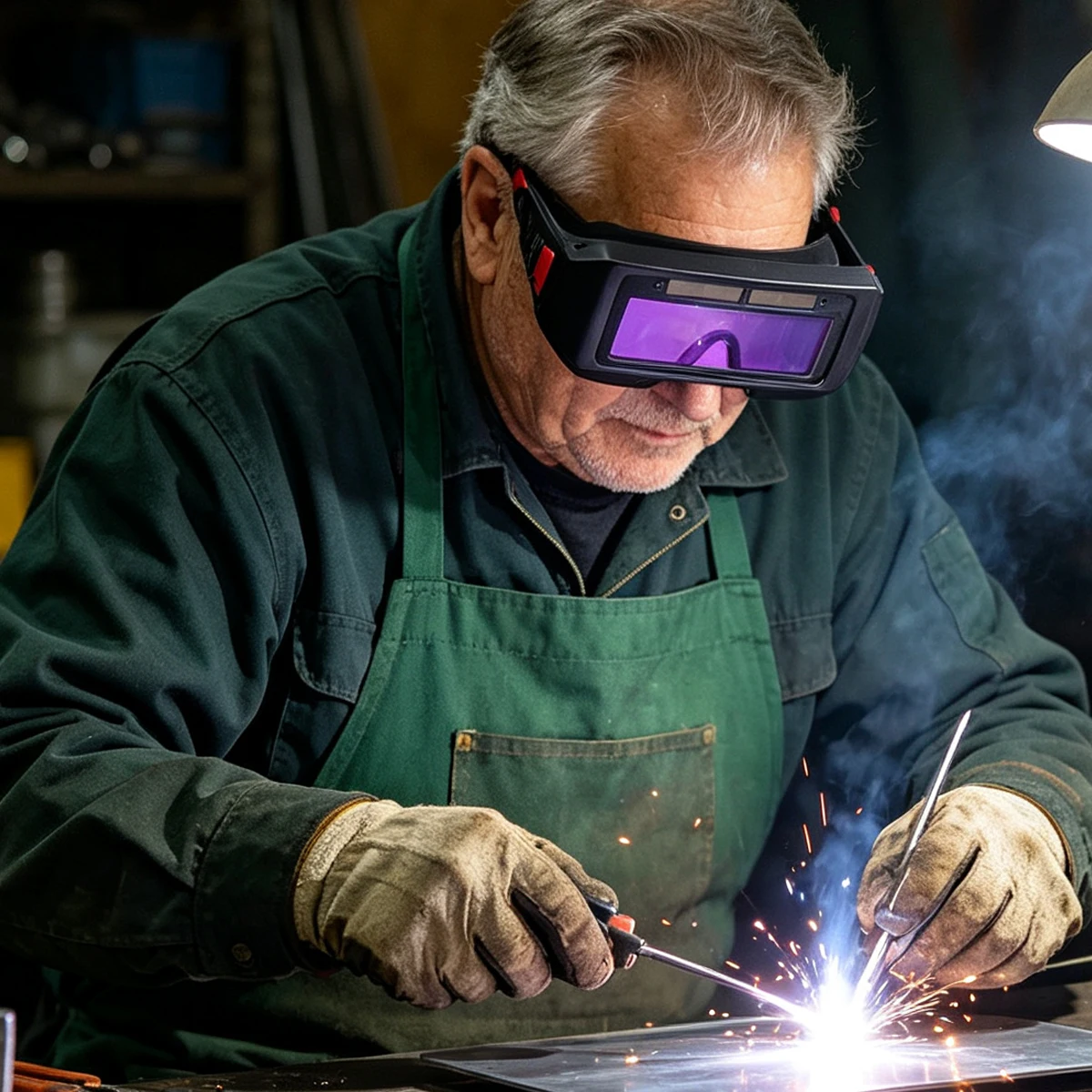 Solar Auto-darkening Argon Arc Welding Mask LCD Goggles Chameleon Masks Professional Glass Mini Panel Screen Glasses Mirror Skin