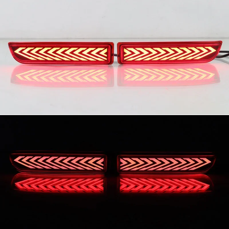 Car LED Rear Bumper Lamp For Toyota Previa Estima 2006-2018 Fog Lamps Brake Turn Signal Reflector Indicators Taillights Fog Lamp