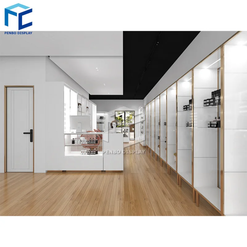 2025customized.Hair Extension Salon Design Wig Store Display Cabinet Hair Extension Shop Furniture