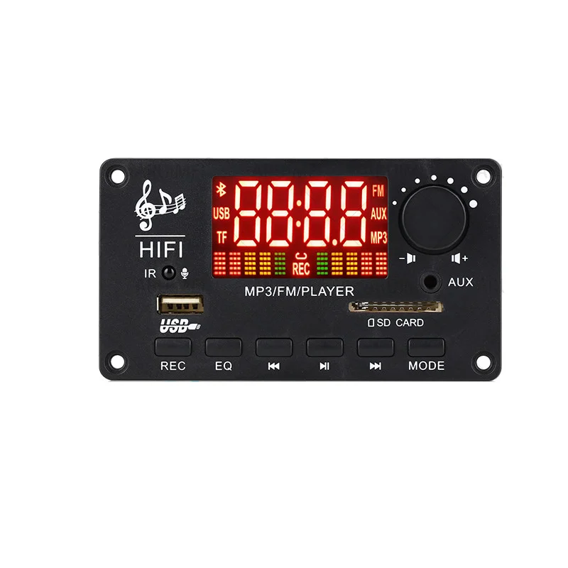 100 واط مكبر للصوت MP3 فك مجلس بلوتوث 5.0 نظام صوت السيارة USB/FM/AUX وحدة يدوي-صوت عالي الدقة شحن مجاني