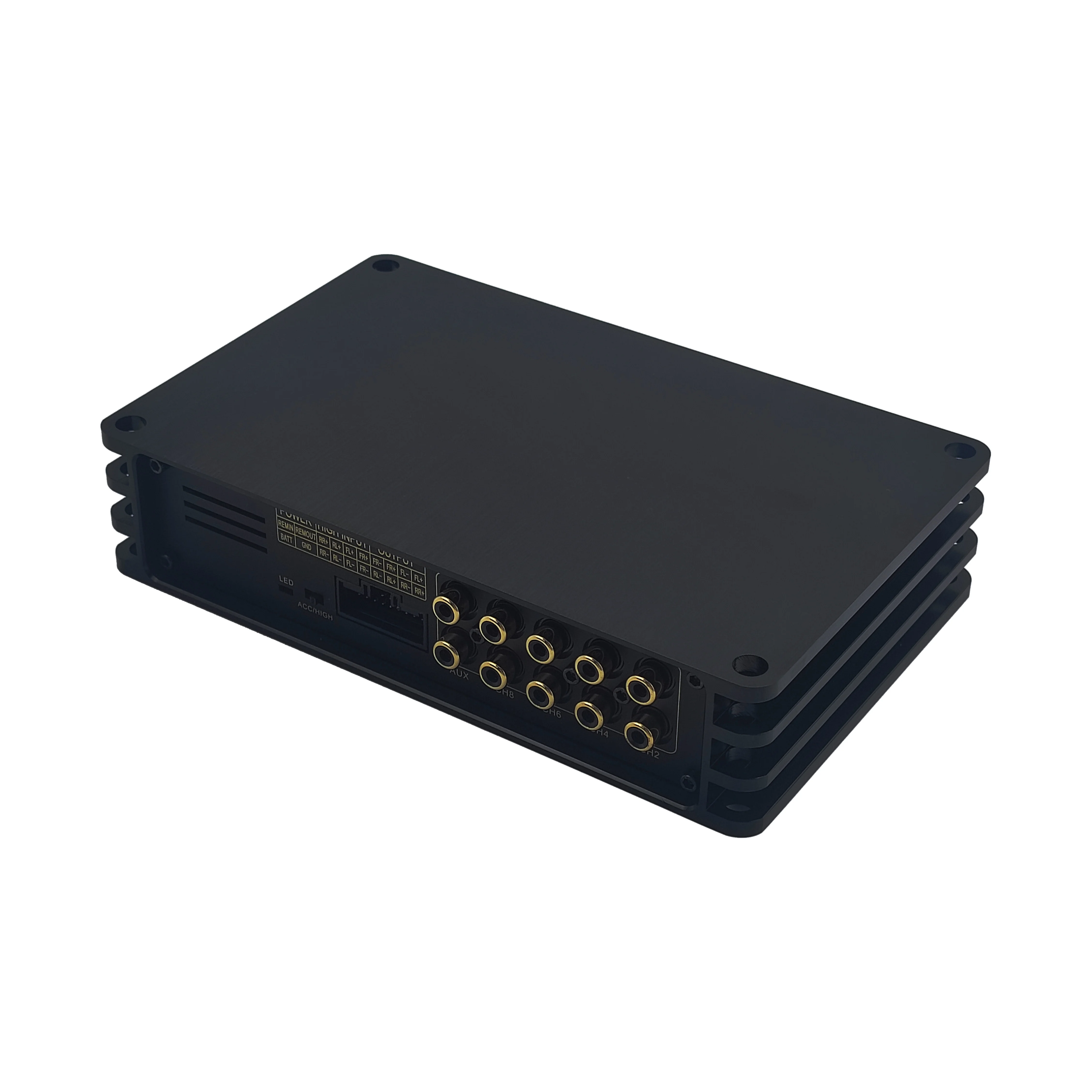 OEM Direct Selling 4-Channel Audio DSP Car Amplifier System 31-Band EQ BT 5.2 Class AB Stereo Speaker Subwoofer with Crossovers
