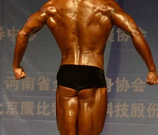 IFBB NPC WBFF Classical Fitness Competition Pants Black Professional Bodybuilding Posing Trunks for Men Boxer Shorts