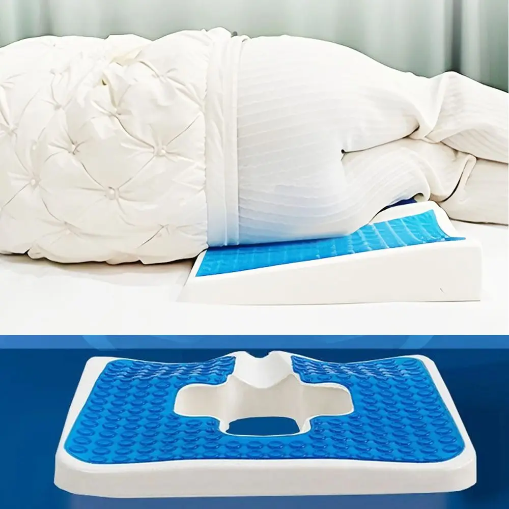 Multifunctional Anti Bedsore Gel Cushion T Shaped Breathable Elderly Butt Cushion Opening Anti Decubitus Pad