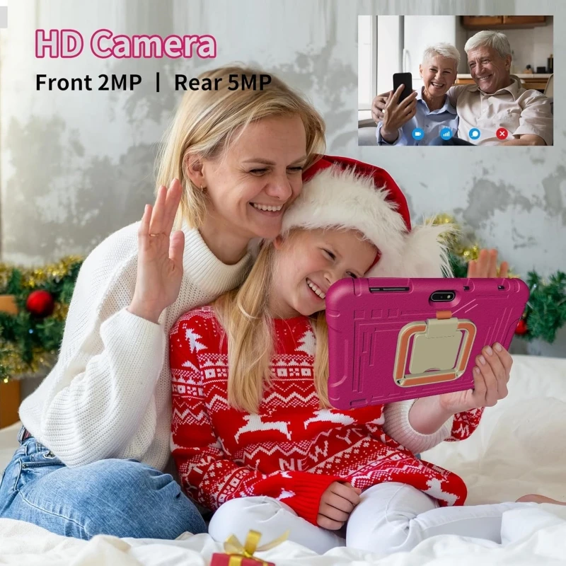 J12 10.1“ Android 13 Tablet PC Allwinner A523 Octa-core 4GB RAM 64GB ROM 1280 X 800 IPS Dual Camera 6000mAh Gift Stand Silicone