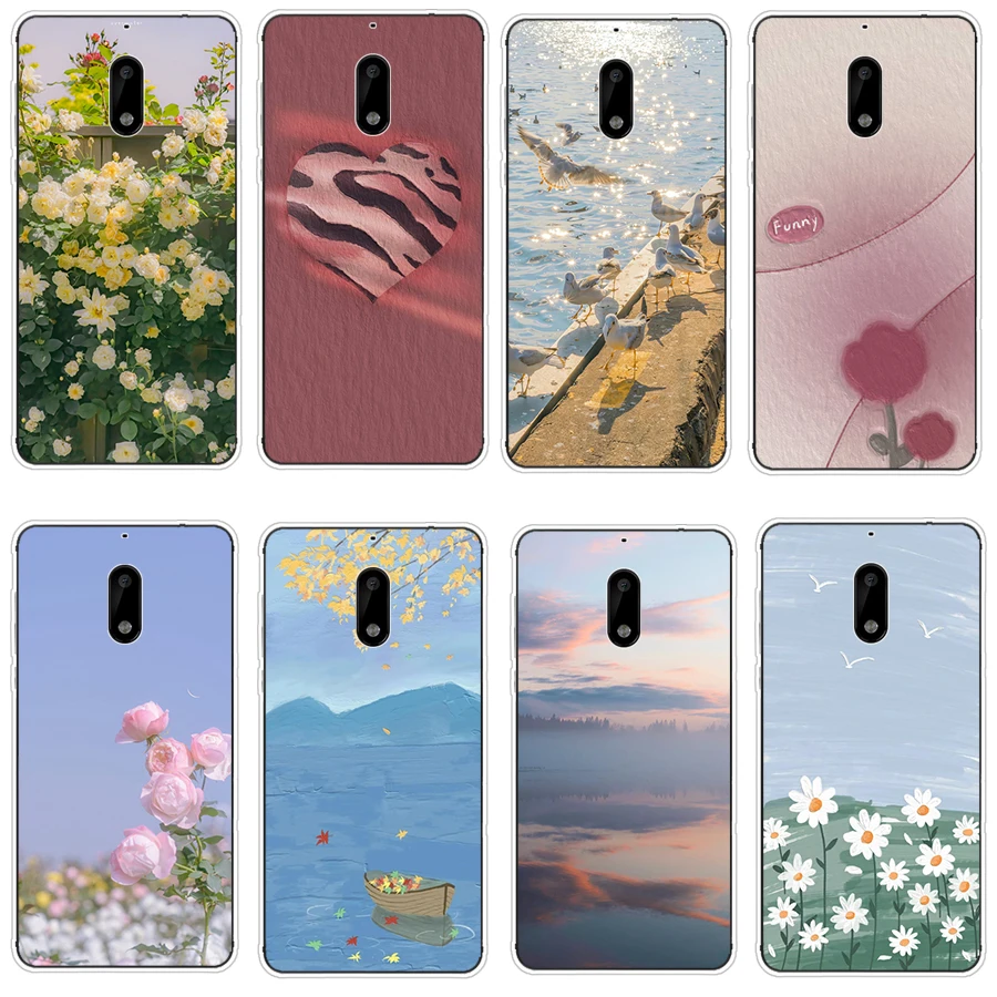 12  For Nokia 5.4/7.2/Nokia 6/Nokia 7/nokia 230 Case TPU Soft Silicon Protecitve Shell Cover casing