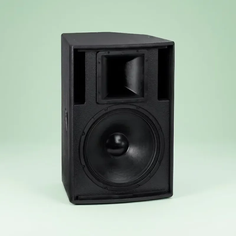 F15 Inch Passive Two Way Full Range Speaker Professional DJ Stage Karaoke Wooden PA System