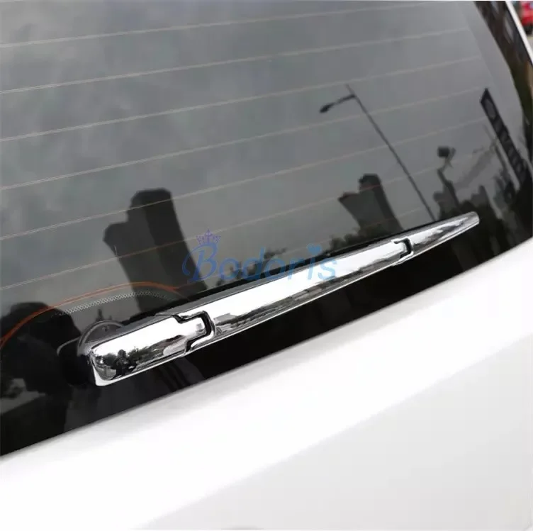 

Rear Window Rain Wiper Cover Overlay Panel Trim For Toyota LC Land Cruiser 200 2016 2017 2018 Chrome Car-Styling Accessories