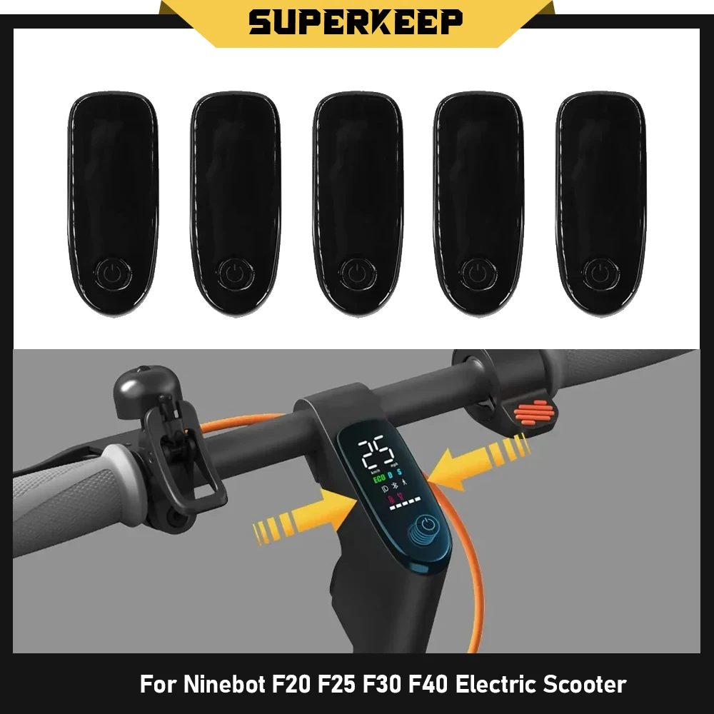 

Защитный чехол для дисплея электросамокатов Ninebot F20 F25 F30 F40, водонепроницаемый чехол для приборной панели, прочные аксессуары и запчасти