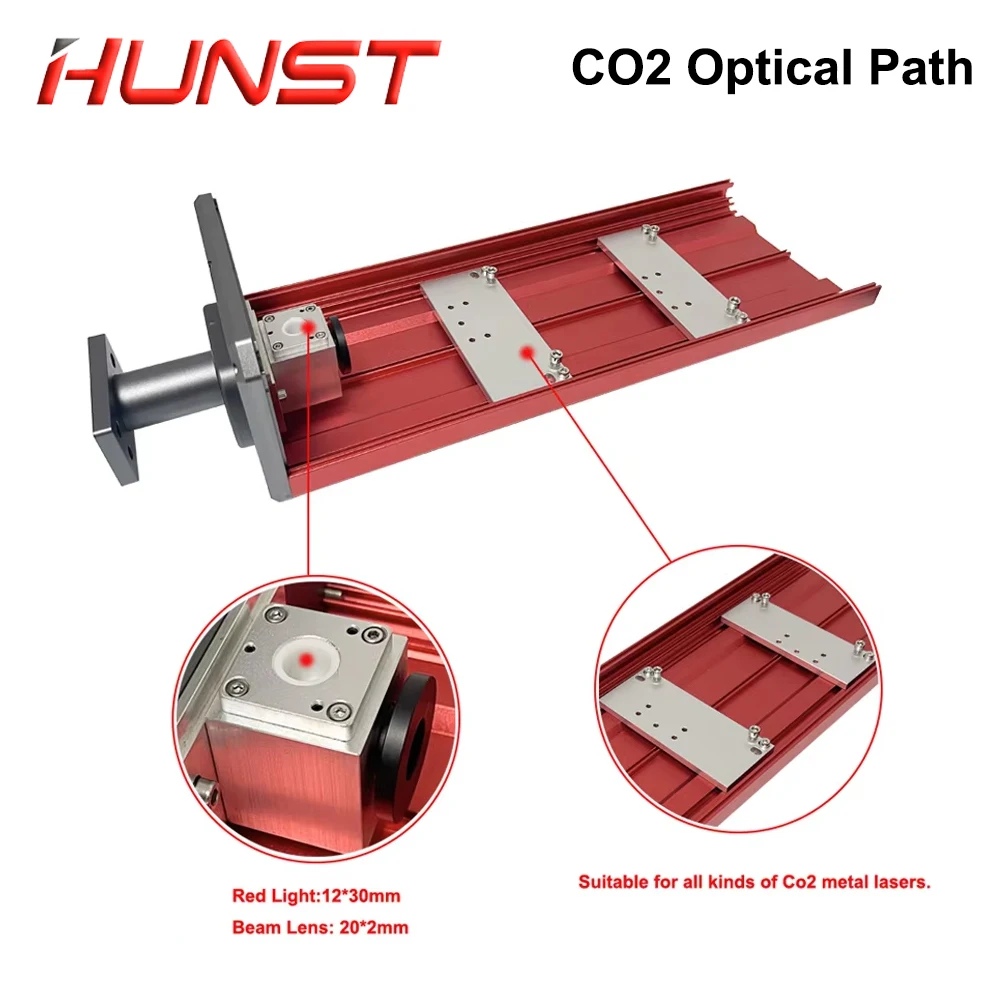 HUNST Co2 Red Optical Path Laser Module Path SYNRAD CRD DAVI RF Laser Source Mechanical Parts for 10600um CO2 Marking Machine