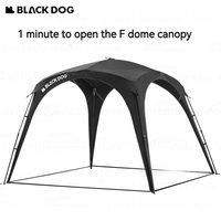 Naturehike BLACKDOG Dome Tent Canopy Sun Shelter PU3000+ Waterproof UPF100+ Quick Open Docking Outdoor Camping Sun Protection