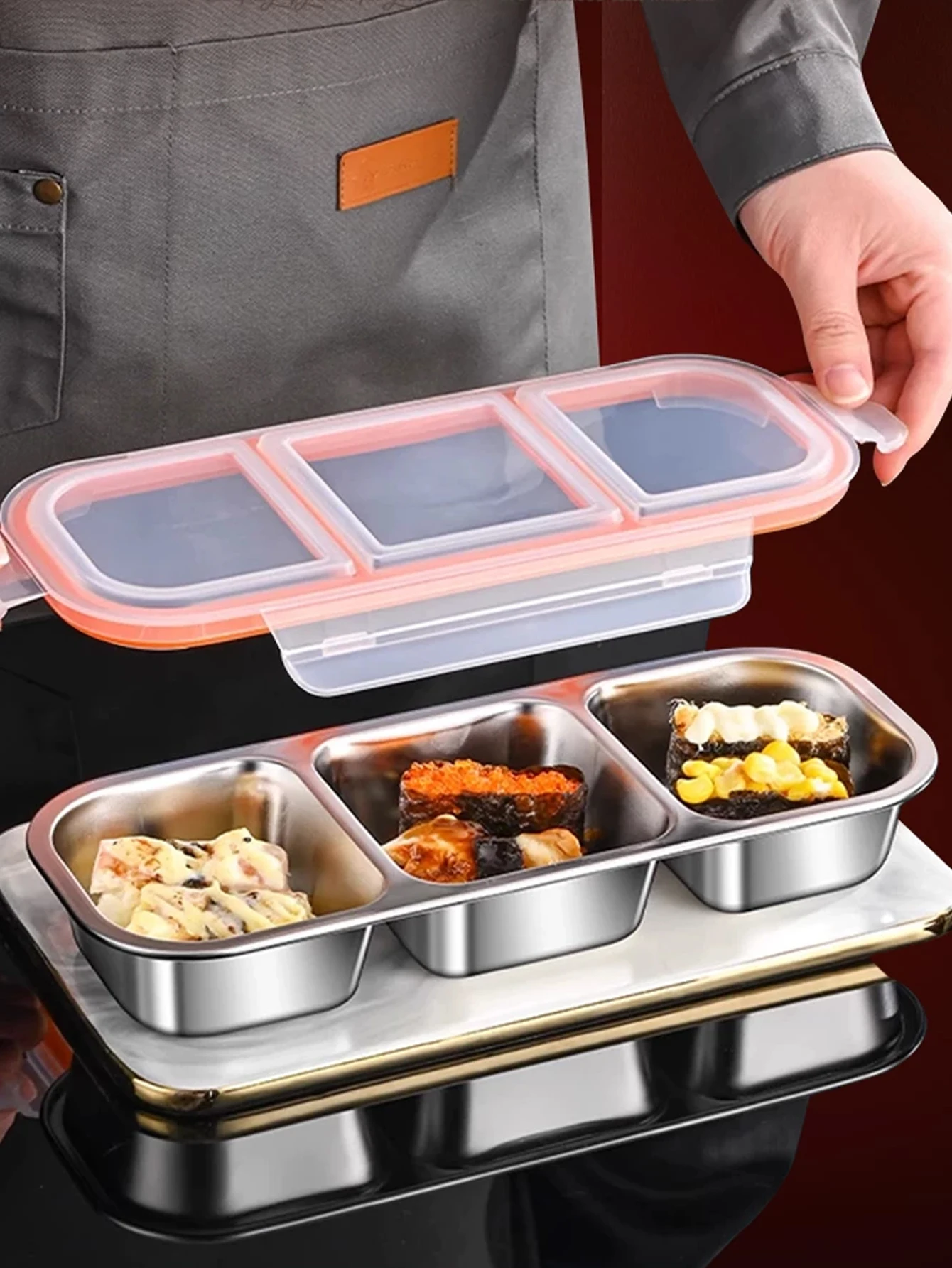 Stainless Lunch Box - Ланч-бокс из нержавеющей стали 304 с