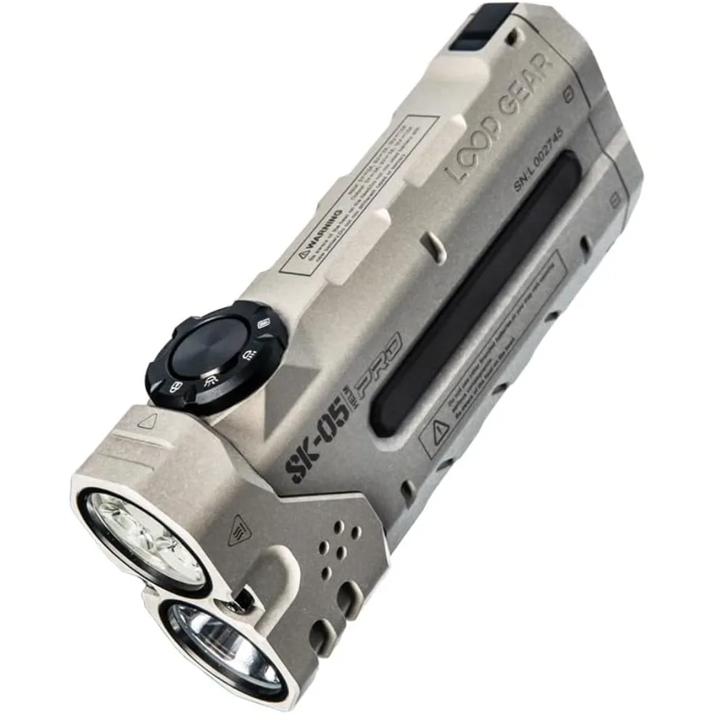 SK05 PRO Mao EDC Flashlight 4360 Lumens, 8000mAh Rechargeable LED Flashlight & Power Bank, 3-in-1 Lighting - Best