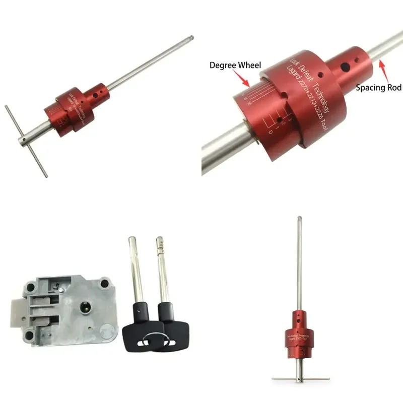 2026 Safe Steel Door Lock Picking Kit ATM Locksmith Defeat Tool for Efficient Lock Opening and Key Duplication