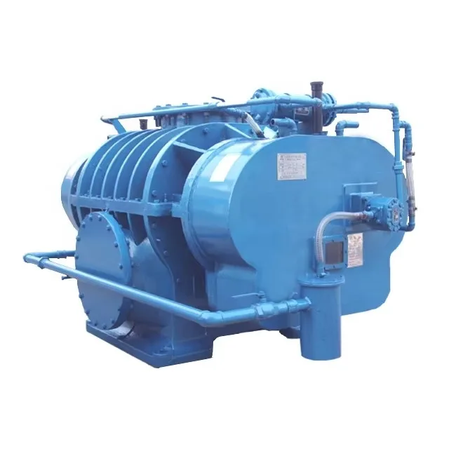 Factory supplies large-capacity electric industrial oxidation two-blade flue gas blowers.